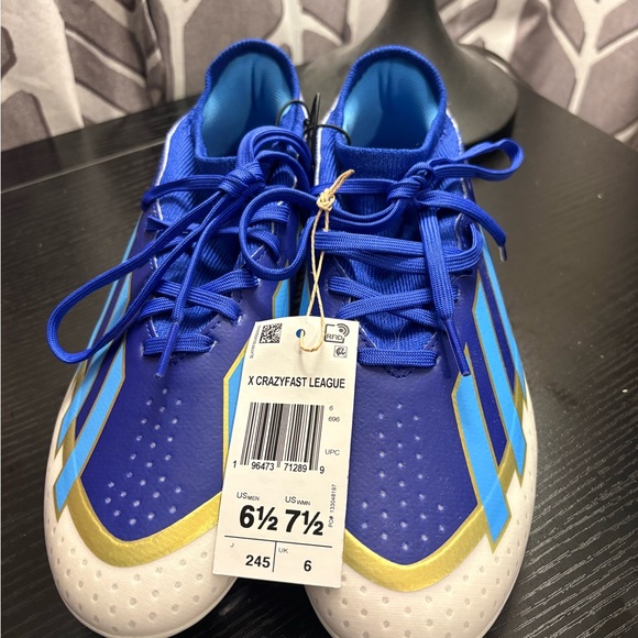 adidas Other - Adidas X Crazyfast League Cleats - Blue and Gold
